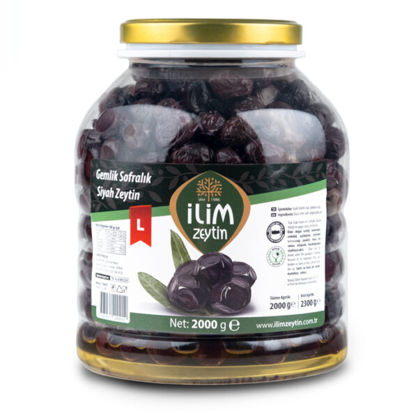 İlim Zeytin Gemlik Sofralık Siyah Zeytin