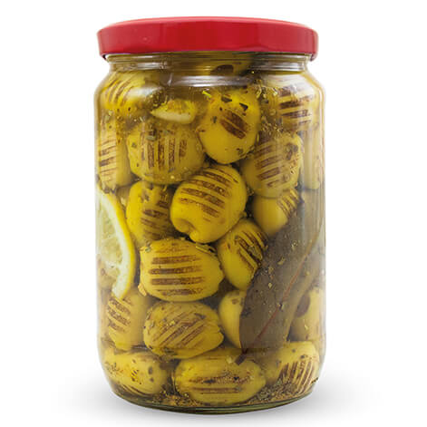 İlim Zeytin Izgara Yeşil Zeytin 400 Gr Arka